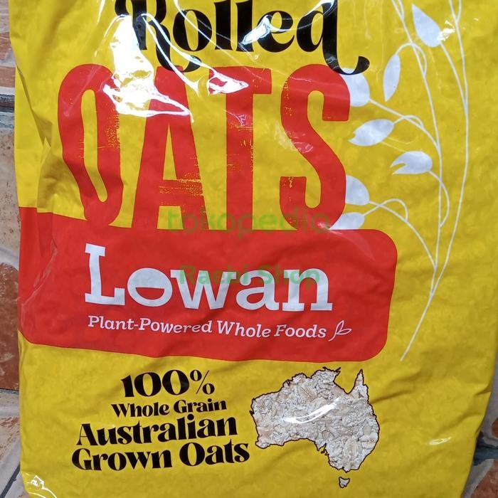 

Lowan Rolled Oats Wholegrain 1kg / sereal oatmeal Terlaris