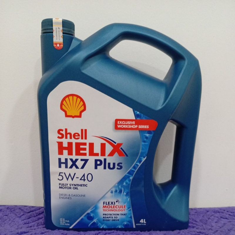 PELUMAS OLI SHELL HELIX HX7 4L OLI SHEL HELIX HX7 4 LITER GALON