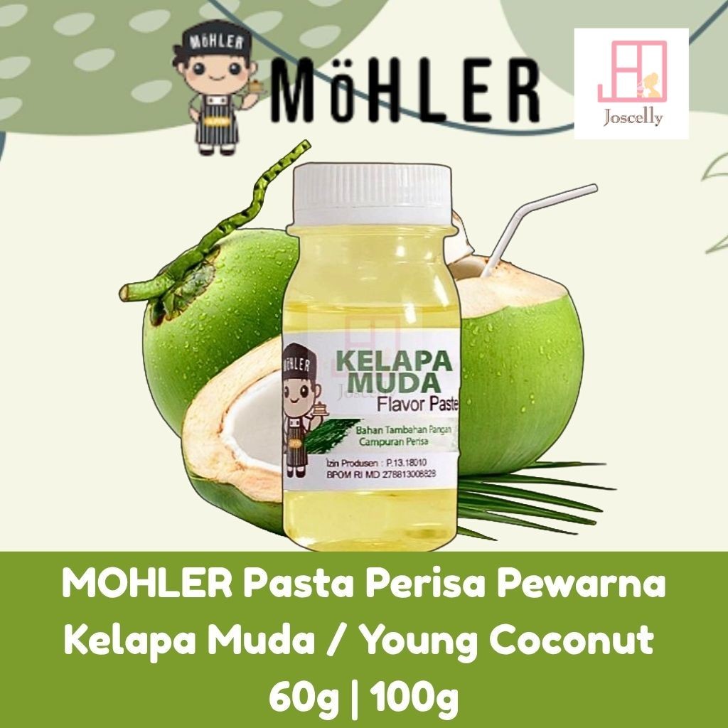 

JOSCELLY.ID MOHLER Pasta Perisa Pewarna Kelapa Muda / Young Coconut