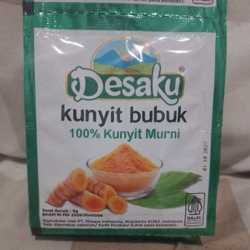 

DESAKU KUNYIT BUBUK 1 renceng 12 pcs 5gram