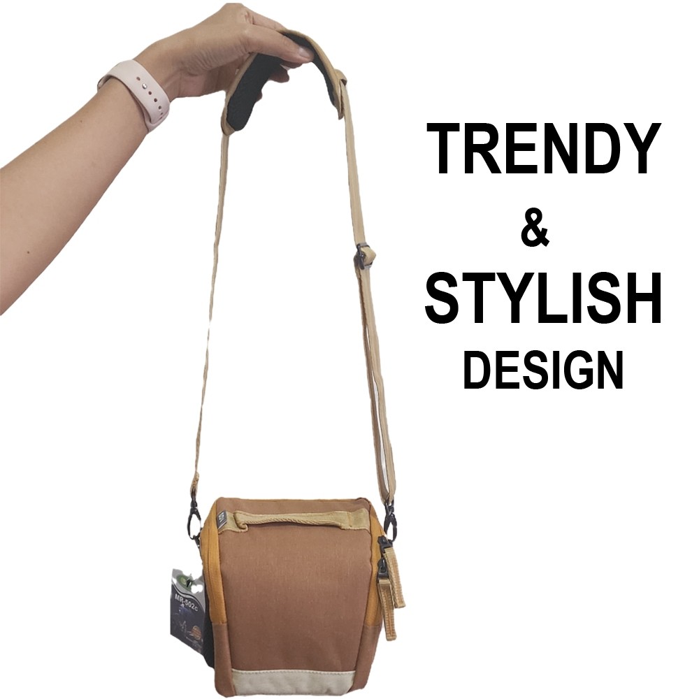 SDV Tas Kamera Mirrorless MR-502C Brown- for Sony - Fujifilm - Canon - Nikon Z50 Z30CO