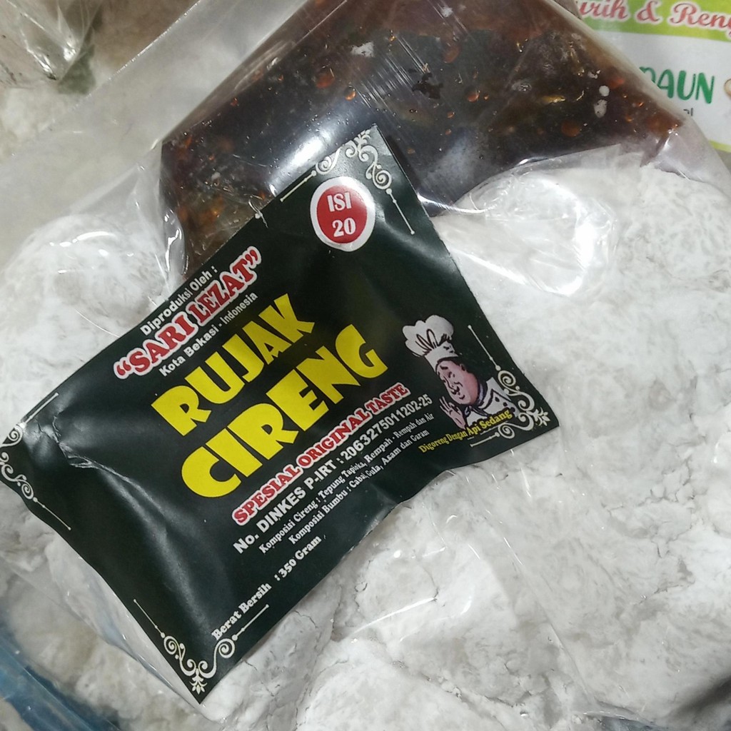 

RUJAK CIRENG ENAK PER PACK - FROZEN FOOD