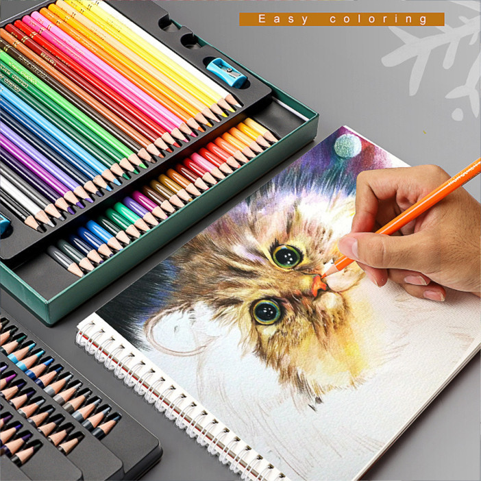 

OBOS High Grade Oil Pencil Color Pensil Warna Minyak 48/72/120/150/200 Pencil Color Set