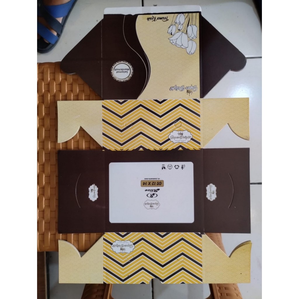 

Dus box snack alice motif 12x14 (per 10)