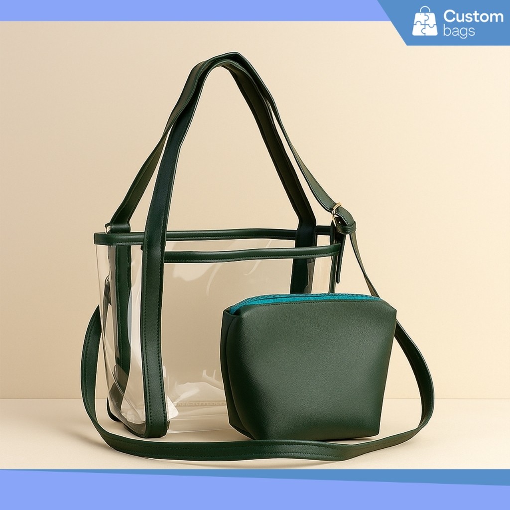 Tas Selempang Pouch / Tas Mika PVC / Tas Mika Transparan / Tas Selempang Transparan / Tas PVC Transp