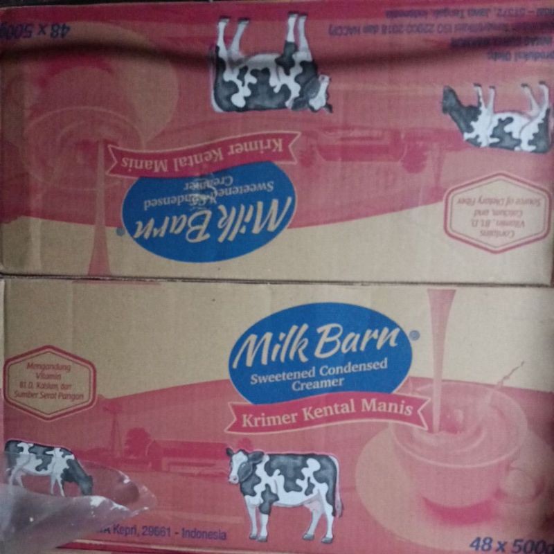 

KENTAL MANIS MILK BARN PUTIH ( 1 KARTON ) @ 500 GRAM ISI 48 KALENG