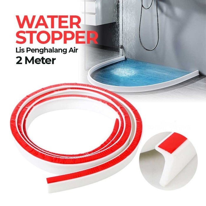 

Lis Water Stopper Bar Silikon Penghalang Air Sealing Strips 2M - WS01