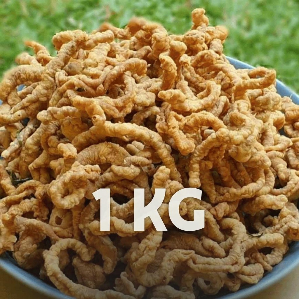 

[ 1KG/500GR/250GR ] Keripik Usus Cap Gentong / Usus Ayam Crispy / Keripik Usus Cap Gentong 500gr / 1kg – Rasa Original Gurih Ayam Cemilan Kering Kripik