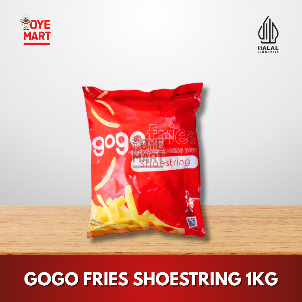 

GOGO FRIES SHOESTRING 1KG / KENTANG GORENG BEKU