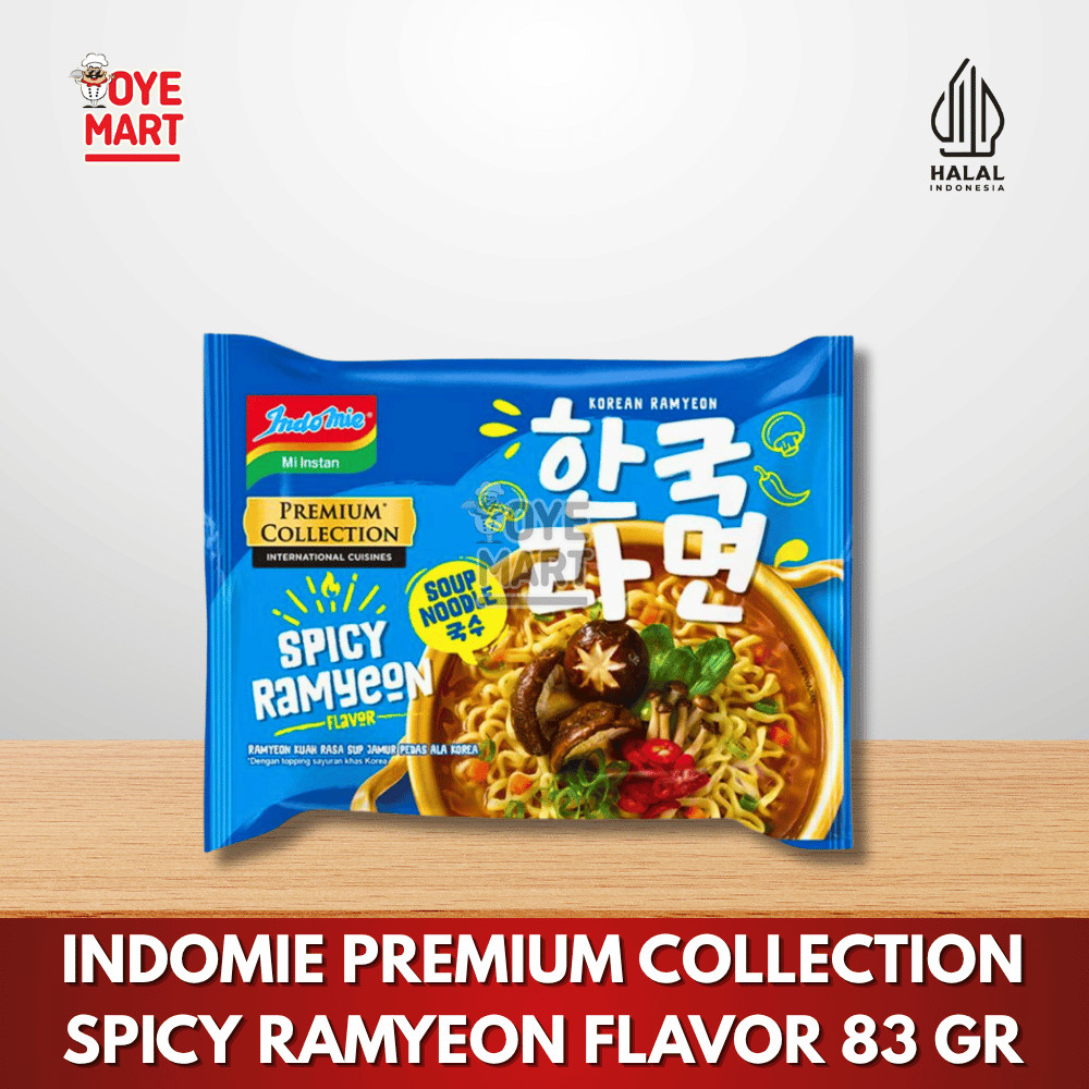 

INDOMIE PREMIUM COLLECTION SPICY RAMYEON FLAVOR 83 GR
