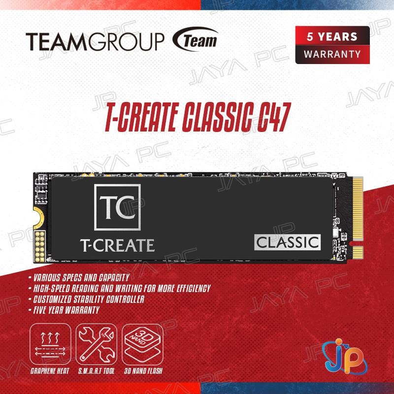 Team T-Create Classic C47 SSD M.2 Pcie Gen4 Nvme 2280 2TB - M2 2 TB