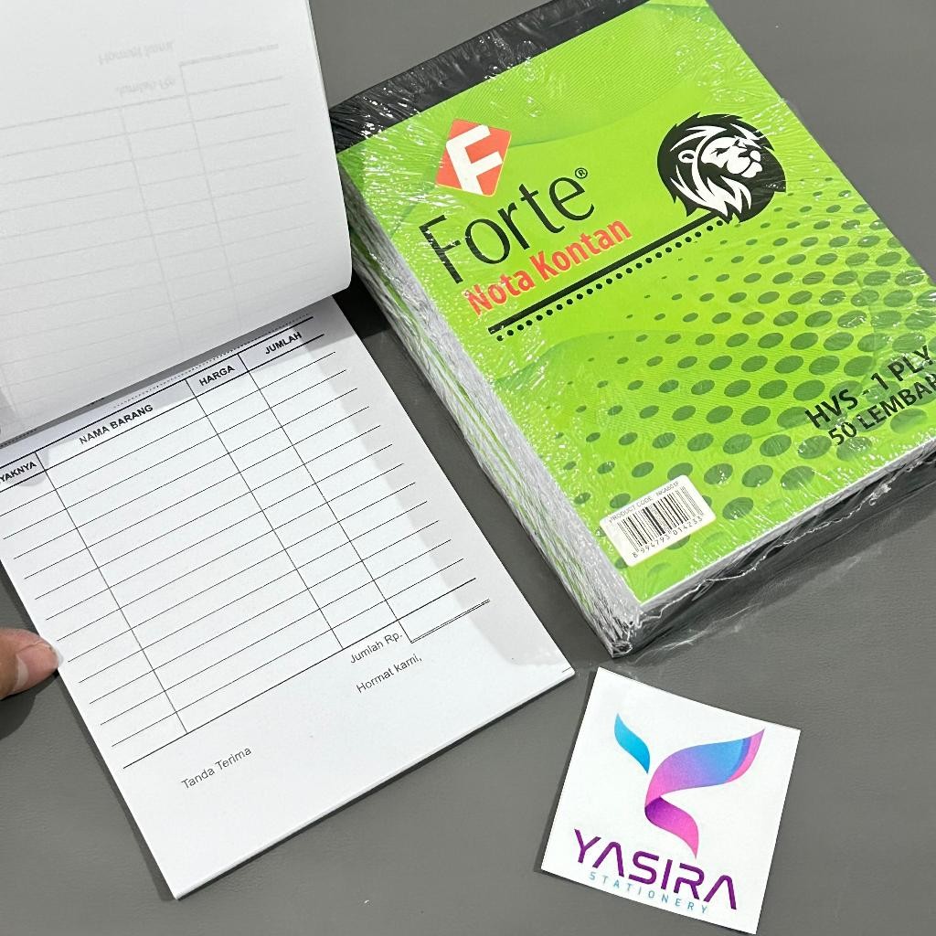 

Nota Kontan Kecil Forte HVS 1 Ply