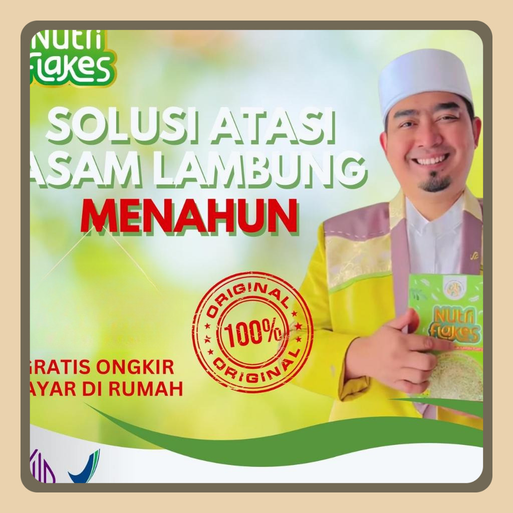 

Populer!! Nutriflakes sereal ampuh lawan asam lambung,gerd, dan magh produksi cv.bumi wijaya cilacap