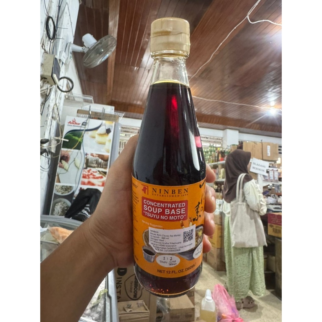 

Tsuyu No Moto Ninben / Soba Sauce Tsuyu No Moto Ninben / Saus Soba Tsuyu No Moto Ninben - 400 ML