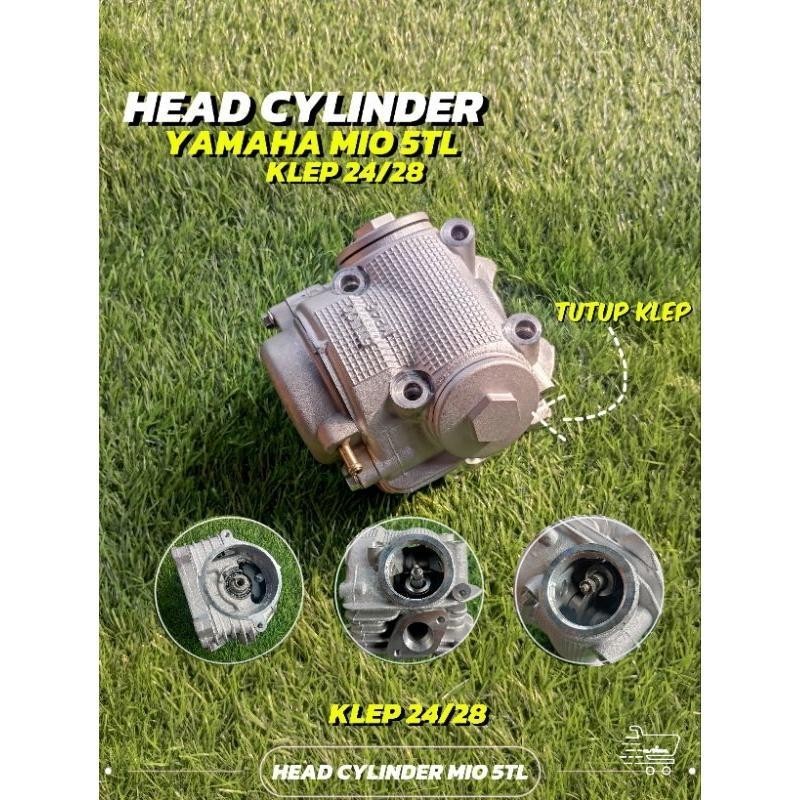 HEAD COSTUME YAMAHA MIO 5TL / HEAD MIO KLEP 24/28 YAMAHA MIO / FINO / NOUVO / SOUL / HEAD CYLINDER C