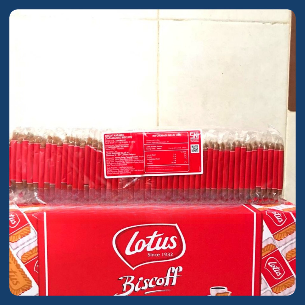

Biscuit Lotus Biscoff 50 pcs | Biskuit Kopi