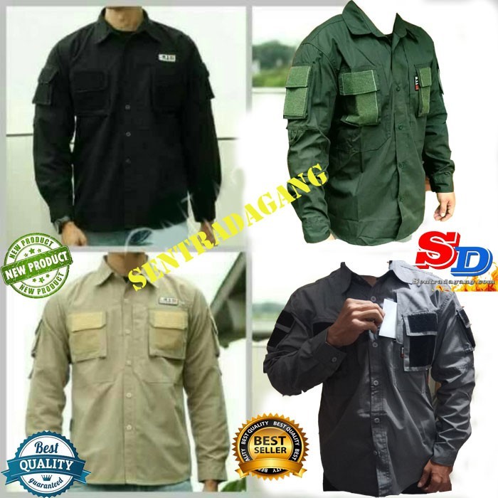 BARU promo Kemeja tactical 511 / kemeja lapangan / baju tactical TERLARIS