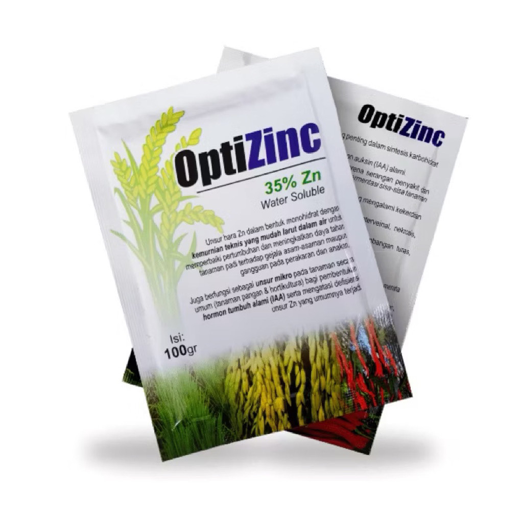 PUPUK NUTRISI ZN OPTIZINC 35% 100 Gram Pemulih Tanaman