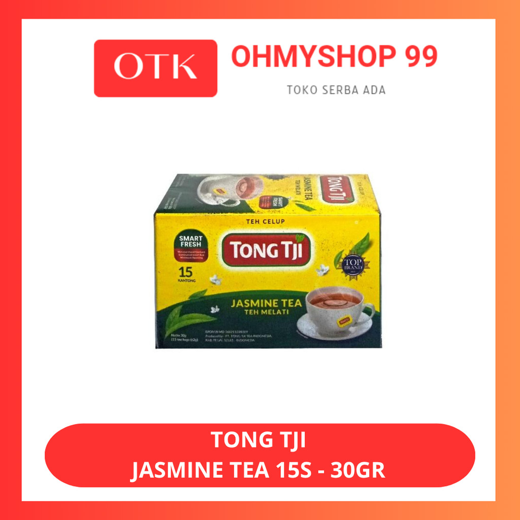 

TONG TJI Bubuk Teh Jasmine Tea Celup 15S