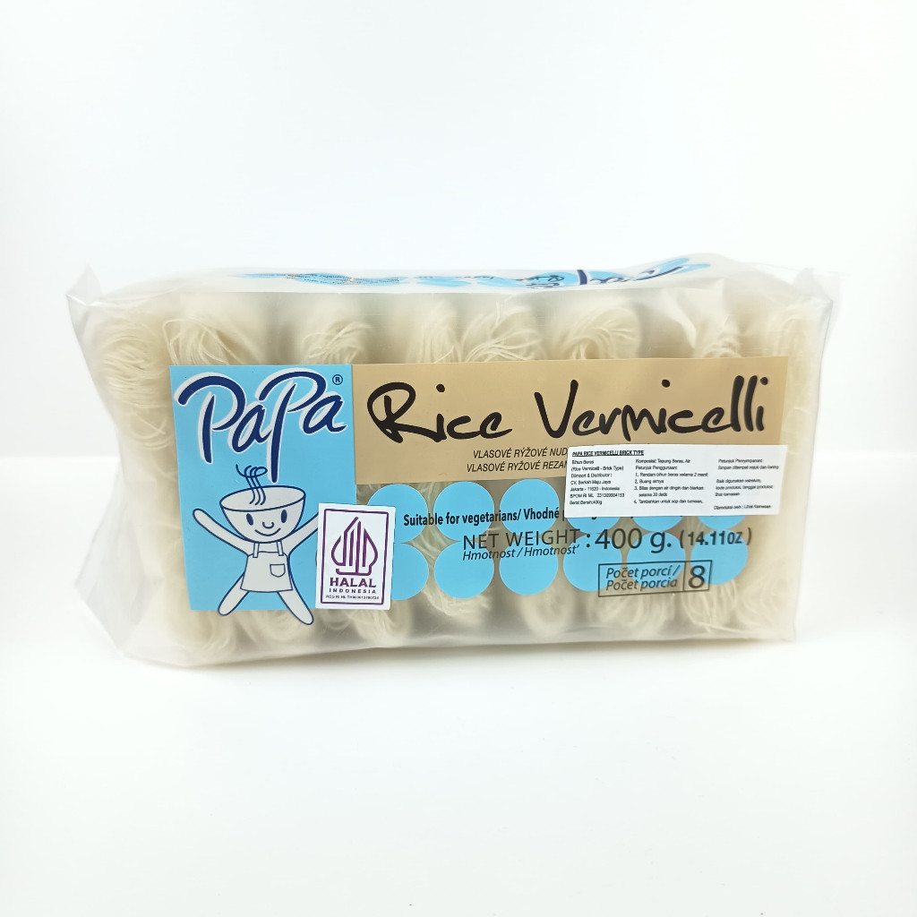 

Papa Rice Vermicelli 400Gr Bihun Beras 400Gr Food Noodles