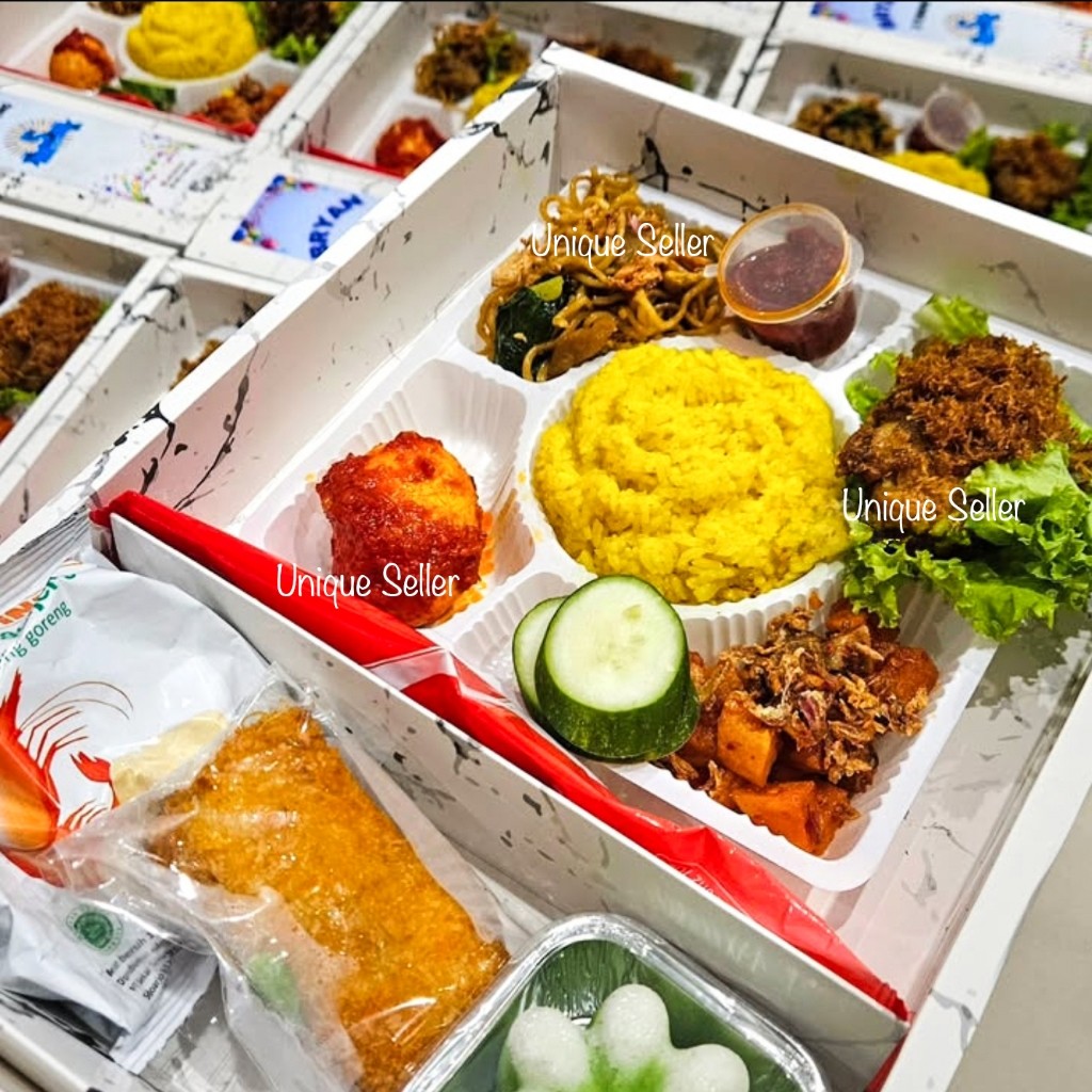 [isi50] Mika Sekat 7 Uk 20 22 Warna Putih untuk Dus Nasi 20x20 22x22 / Mika Sekat 7 Uk 20x20 22x22 W