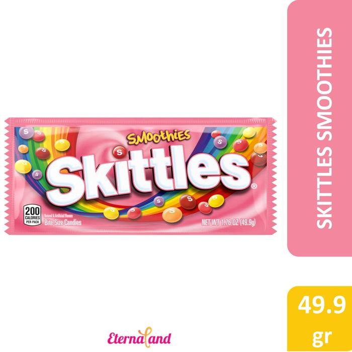 

Skittles Candies - permen skittles aneka rasa - Smoothies 1.76 oz, Non Promo Terlaris