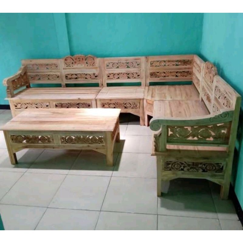 TERMURAH kursi tamu minimalis / model kursi tamu terbaru dan harganya / model kursi kayu untuk ruang