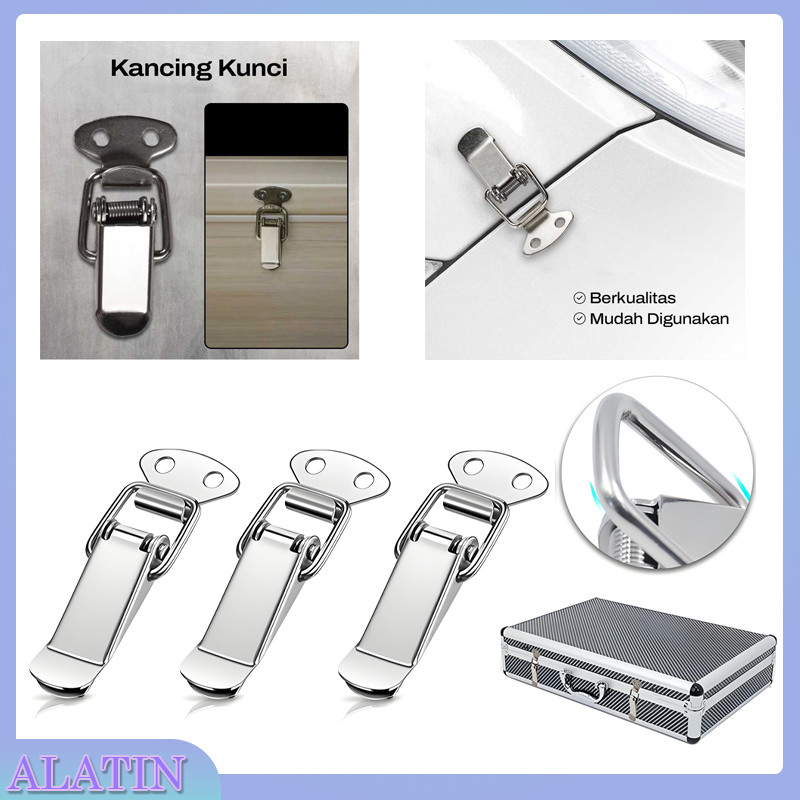 Kancing Kunci Spring Loaded Toggle / Klip Bemper Mobil / Pengait Klem Body Mobil