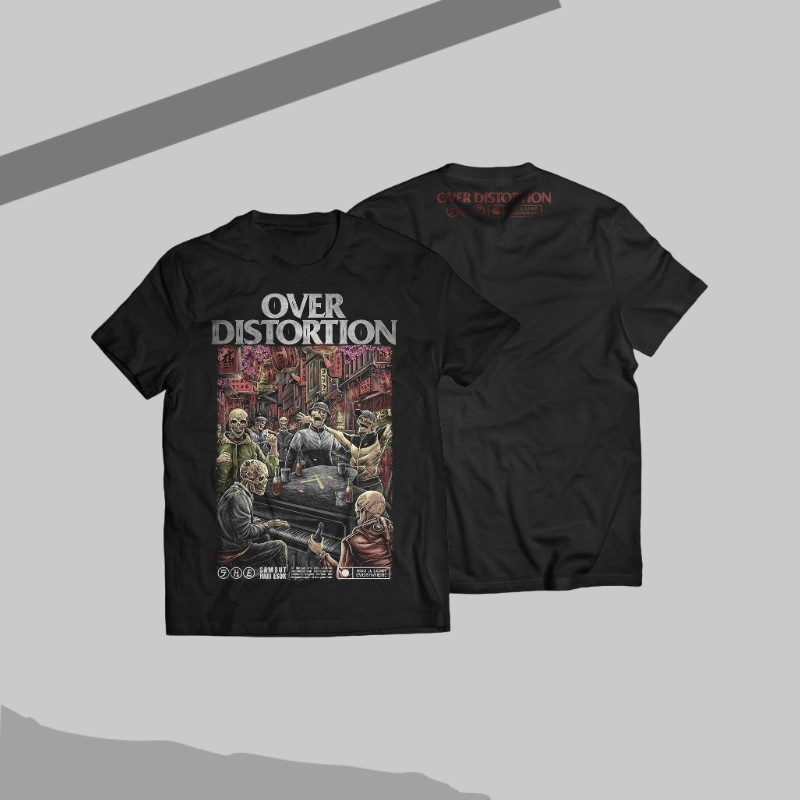 READY STOCK // Over Distortion // Sambut Hari Esok // Tshirt // Black