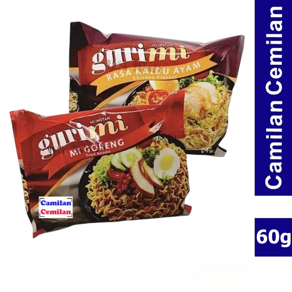 

Gurimi Mie Instant Goreng Kuah 60 gr