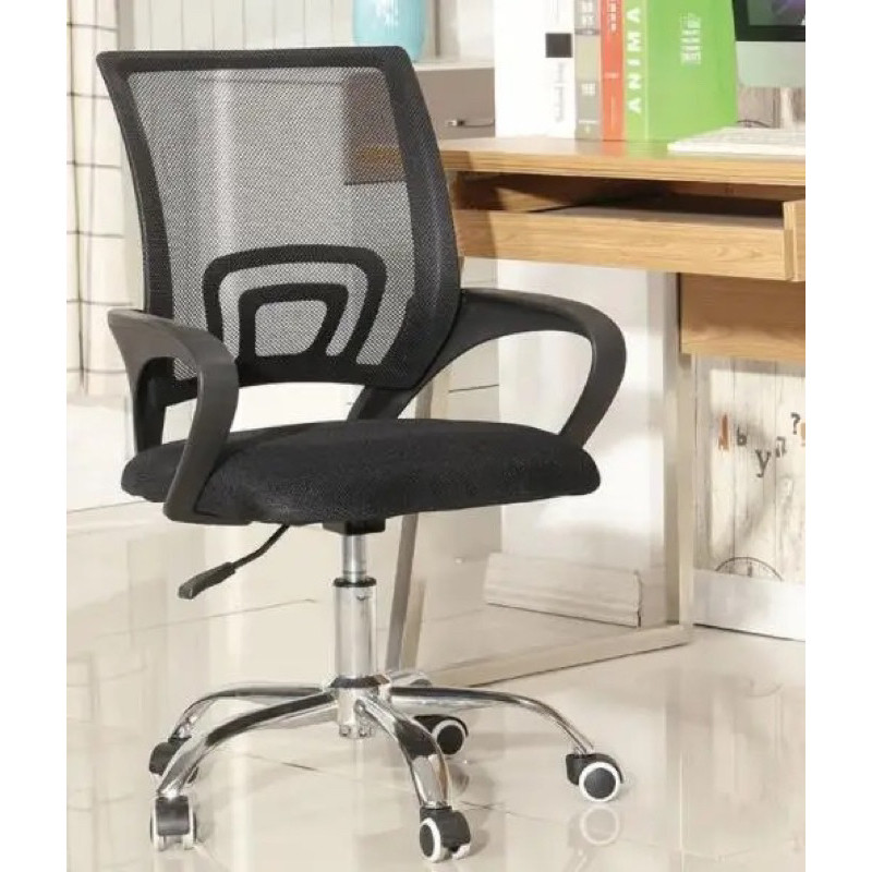 Kursi Putar Jaring / Kursi Kerja / Kursi Kantor / Kursi Belajar kaki chrome