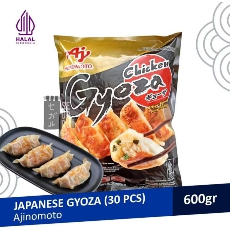 

Ajinomoto Gyoza 600g 30buah / Gyoza Sayuran / Gyoza Ayam dan Sayuran / GYOZA AJINOMOTO