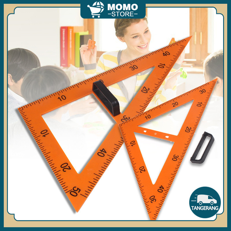 

2pcs Penggaris Segitiga Set Papan Tulis Blackboard