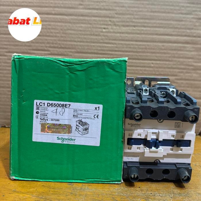 KONTAKTOR LC1D65008E7 4POLE 48V SCHNEIDER