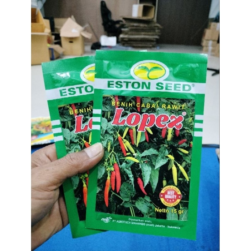 

Cabe Lopex 15gr Eston Seed Original Tahan Virus