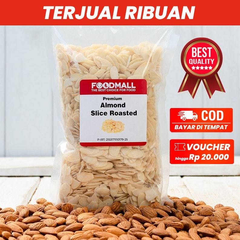 

Almond Slice ROASTED 250 gram / Almond Slice PANGGANG TERMURAH