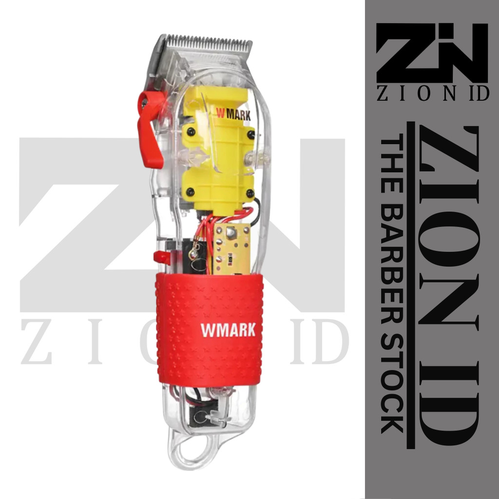 ZION ID | WMARK NG 108AB 10W HAIR CLIPPER TRANSPARANT WMARK NG-108AB MESIN CUKUR RAMBUT WMARK 108
