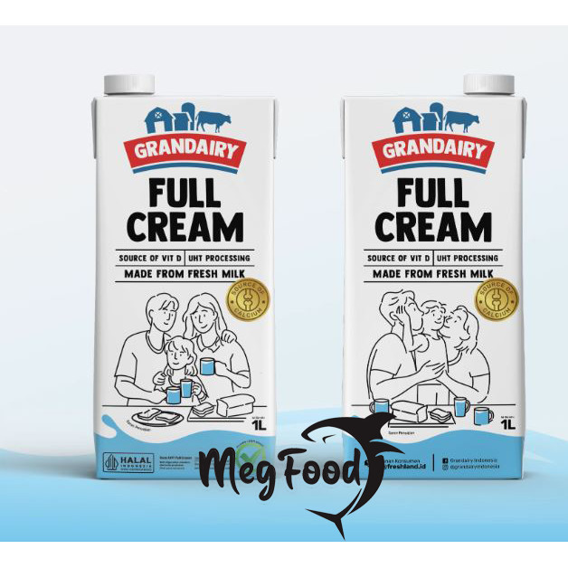 

Grandairy UHT Fresh Milk Full Cream 1 Liter
