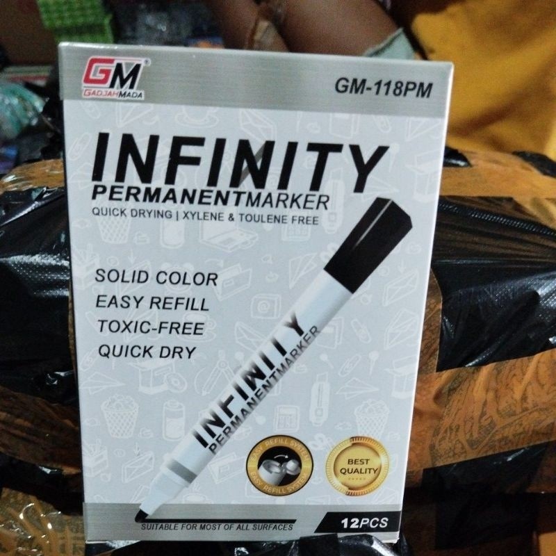 

Spidol Permanent Marker murah per box 12 pcs