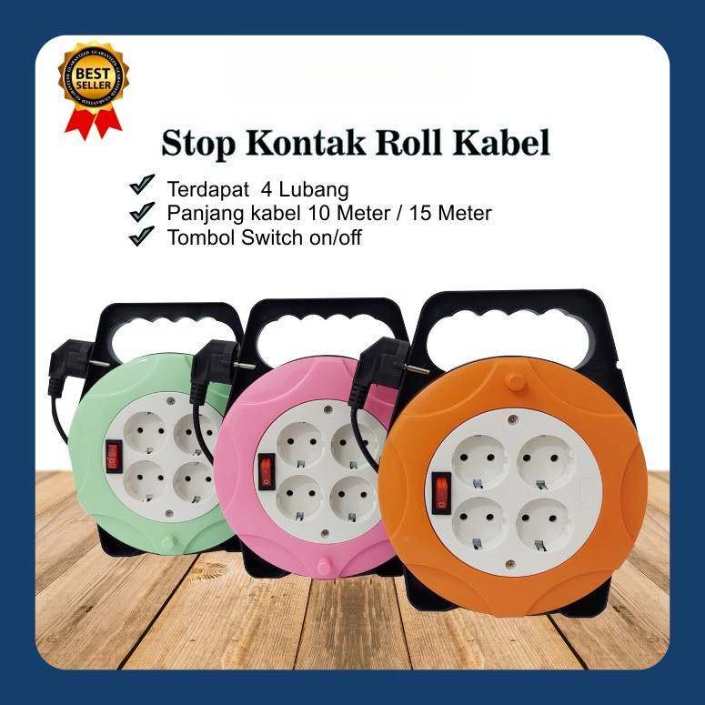 stop kontak/roll kabel merkuri/sambungan colokan listrik/terminal colokan listrik/kabel roll listrik