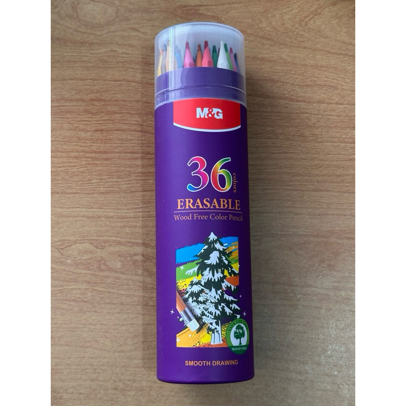 

SUPER MURAH Pensil Warna M&G Erasable/ Bisa Dihapus 36 Warna Purple Barrel