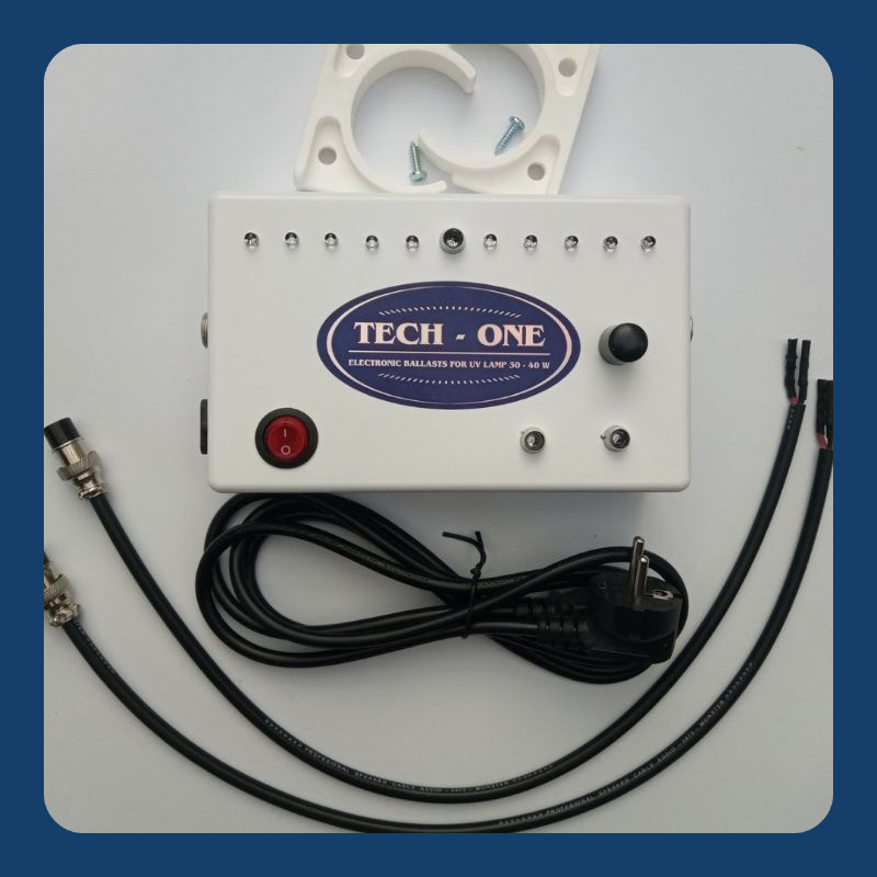 Ballast UV sterilizer 2 arah + alarm untuk lampu UV 30-40 watt (untuk depot air minum isi ulang)