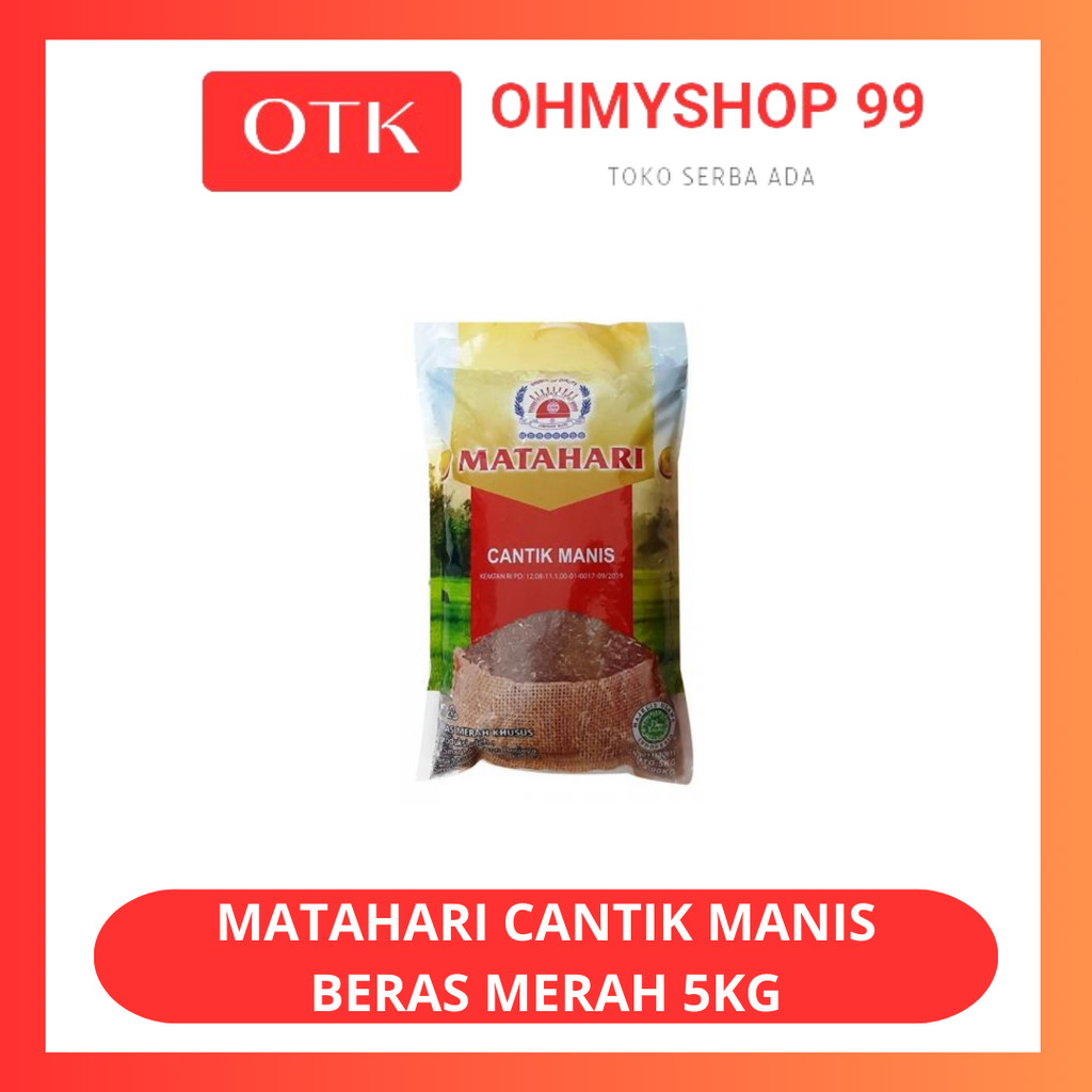 

Matahari Cantik Manis Beras Merah 5kg