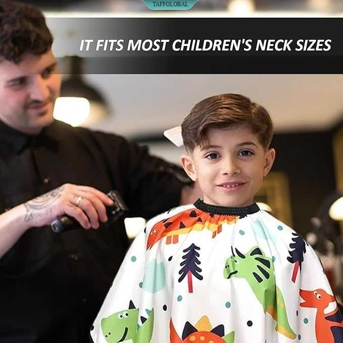 Kain Kip Anak Barbershop Haircut Apron Polyester 120x80cm - T-12