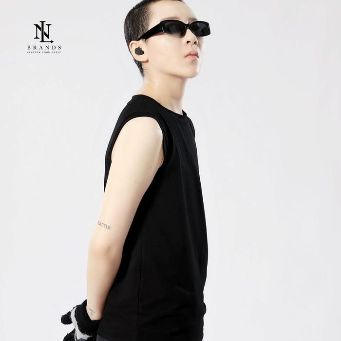 BR Breast Binder Doco Bandage Sport / Singlet Perata Dada / Chest Binder - GRAY, XL