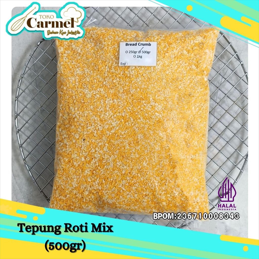 

Tepung Roti Kasar Mix 500gr Bread Crumb Mix