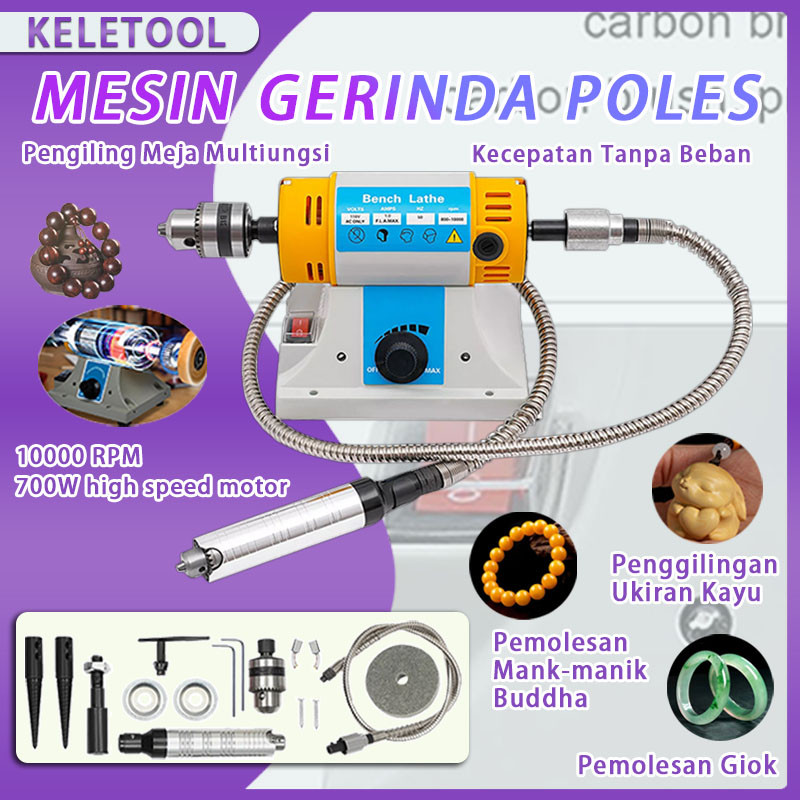 Mesin Gerinda Poles Polishing 10000 RPM Penggiling Listrik Multifungsi Pengamplas Kecepatan Disesuai