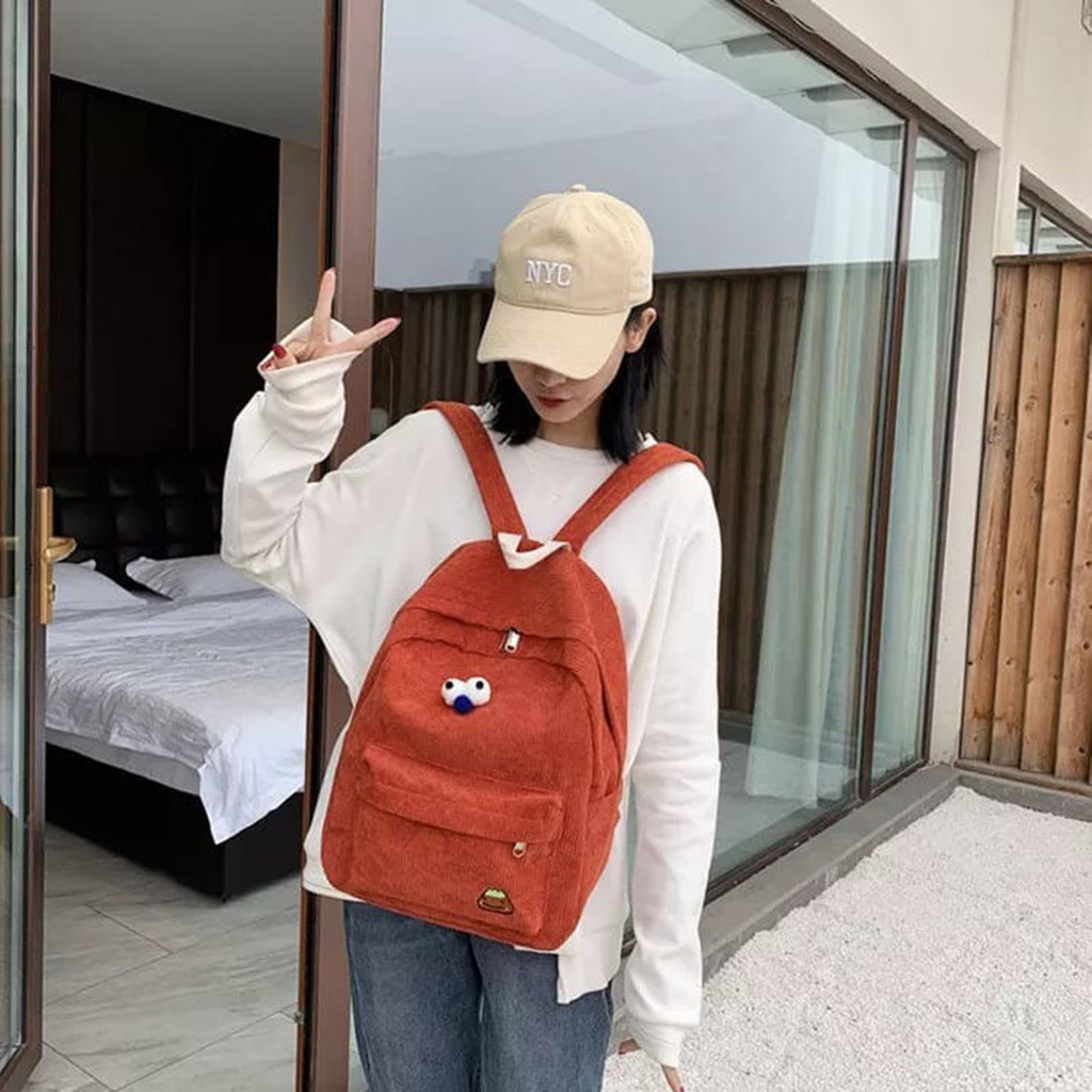 Original Lvrkids Tas Ransel Wanita Casual Backpack Sekolah Two Eye Lv0317