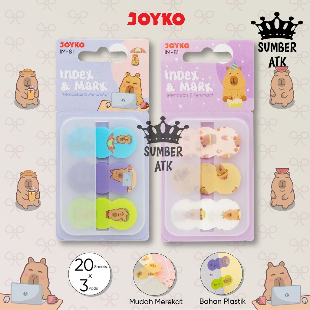 

Index Mark JOYKO Penanda Pembatas IM-81 Plastik