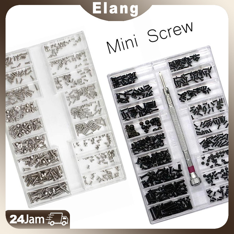 Baut Hp Handphone 500Pcs / Laptop / Jam Tangan Sekrup Kacamata Baut Mini Baut Reparasi